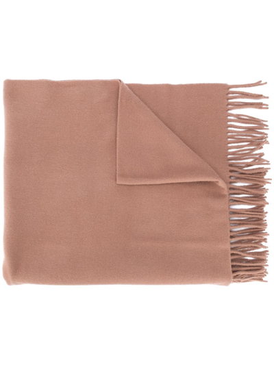 Acne Studios Canada Nr New Fringed Scarf In Neutrals