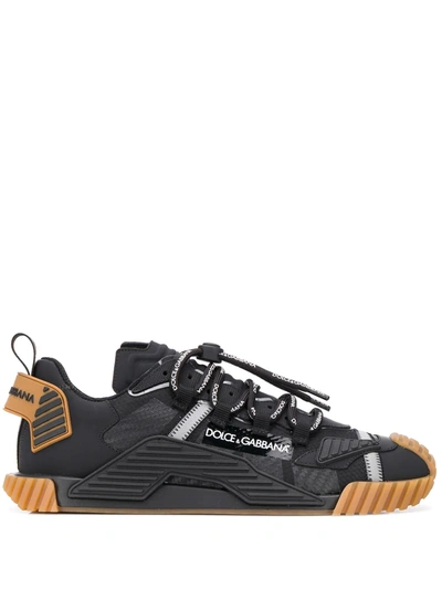 Shop Dolce & Gabbana Ns1 Low-top Sneakers In Black