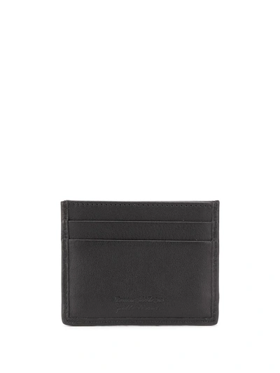 Shop Ermenegildo Zegna Pelletessuta™ Leather Cardholder In Black
