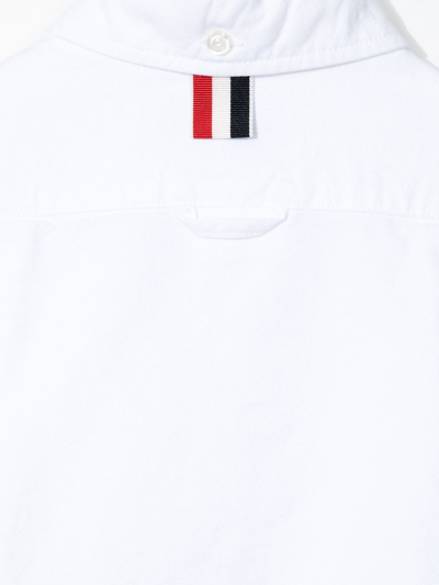 Shop Thom Browne Stripe-detail Shirt In 白色