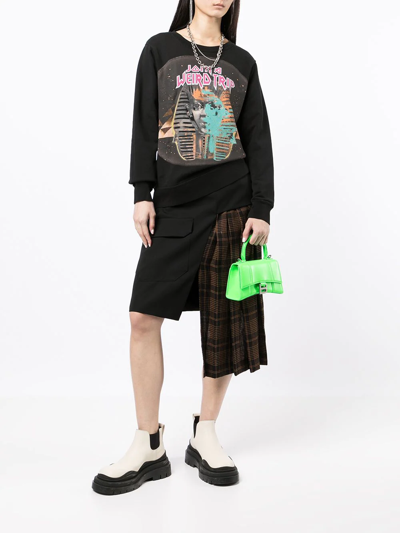 Pre owned Balenciaga join A Weird Trip Print Sweatshirt In Black ModeSens