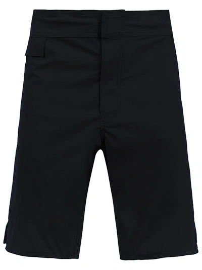 Shop Amir Slama Mid-rise Swim Shorts In Black