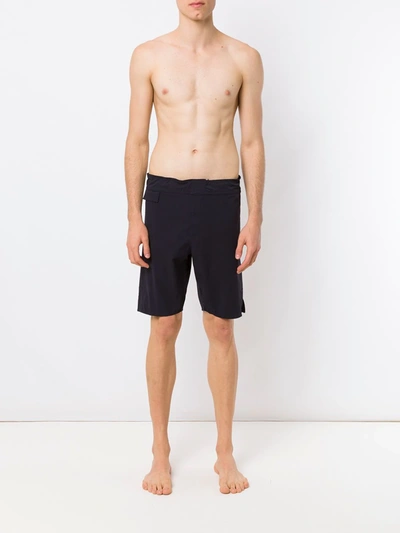 Amir Slama Mid-rise Swim Shorts In Black