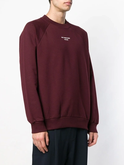 Shop Drôle De Monsieur Crew Neck Jumper In Pink