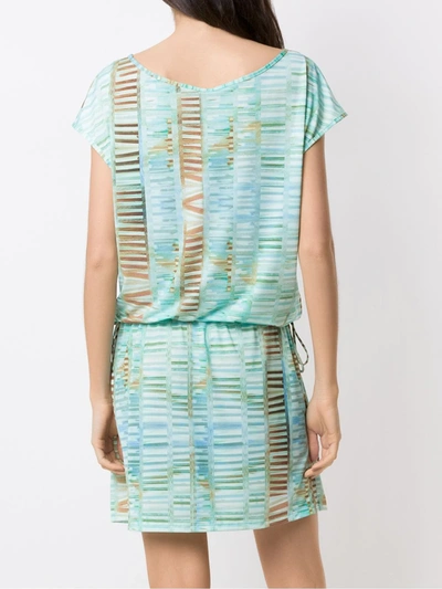 Shop Lygia & Nanny Shiva Printed Dress In Green