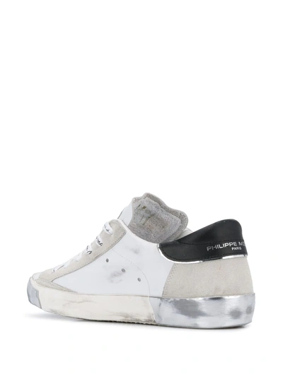 Shop Philippe Model Paris X Sneakers In Neutrals