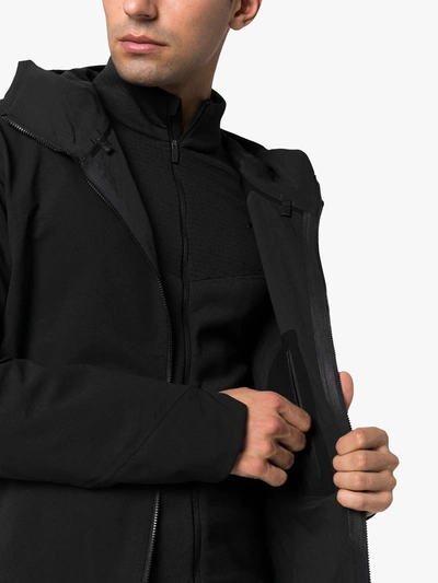 Shop Arc'teryx Isogon Mx Hooded Jacket In Black