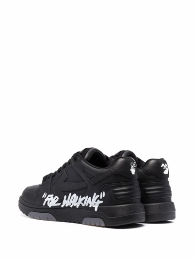 Shop Off-white Out Of Office Sneakers In Black