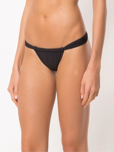 Amir Slama Fitted Bikini Bottoms In Black