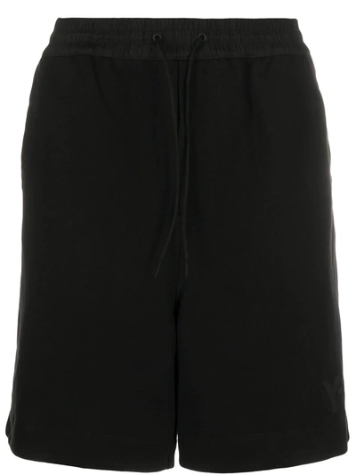 Shop Y-3 Terry Track Shorts In Black