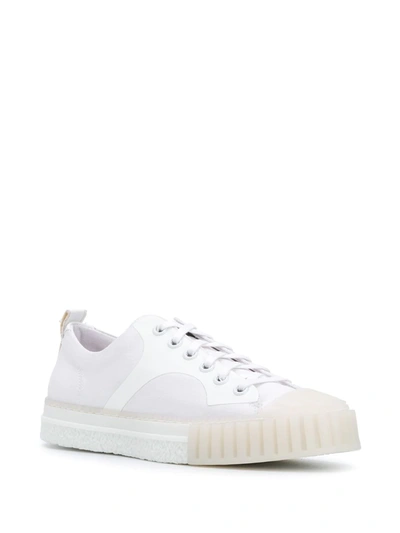 Shop Adieu Lace-up Low-top Sneakers In White