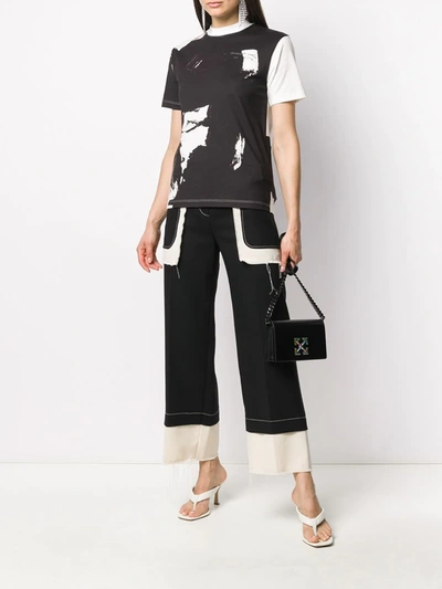 Off-white Painted T-shirt In White