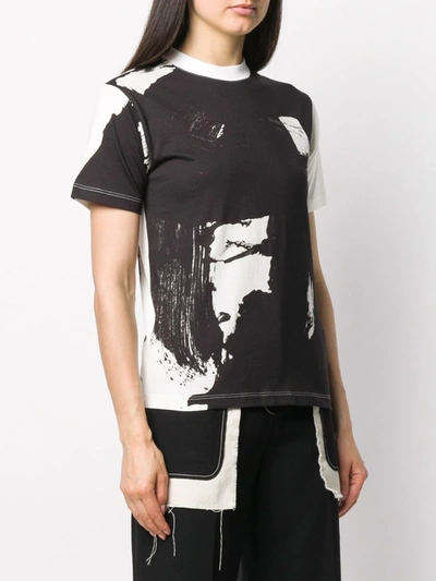 Off-white Painted T-shirt In White