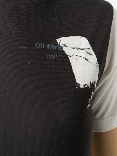 Off-white Painted T-shirt In White
