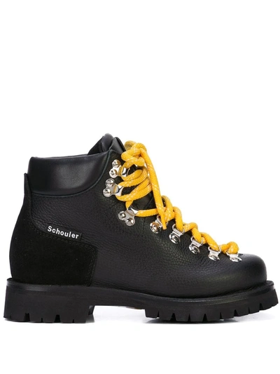 Shop Proenza Schouler Hiking Boots In Black