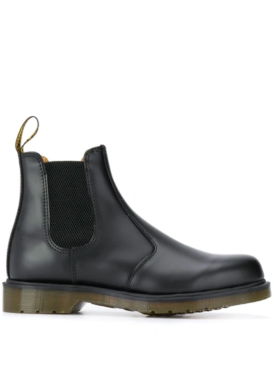 Dr. Martens' Dr. Martens Man Ankle Boots Black Size 11 Leather In Black