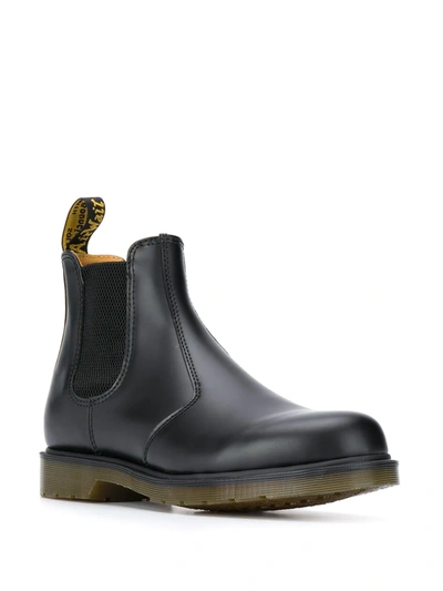 Dr. Martens' Dr. Martens Man Ankle Boots Black Size 11 Leather In Black