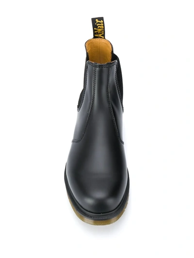 Dr. Martens' Dr. Martens Man Ankle Boots Black Size 11 Leather In Black