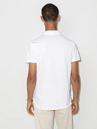 Polo Ralph Lauren Embroidered Logo Short-sleeve Polo Shirt In White