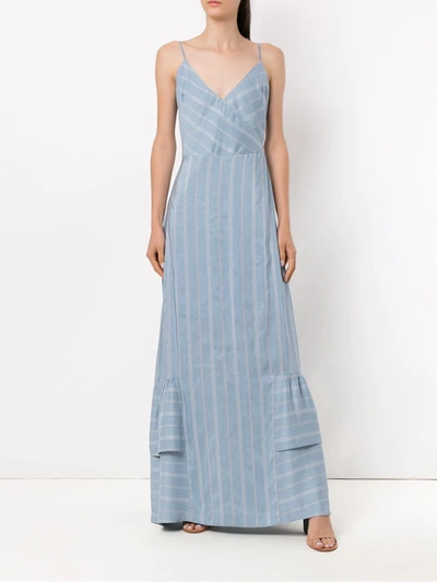 Olympiah Fiora Long Dress In Blue