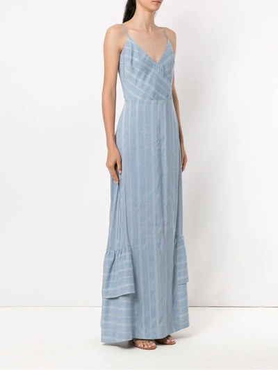 Olympiah Fiora Long Dress In Blue