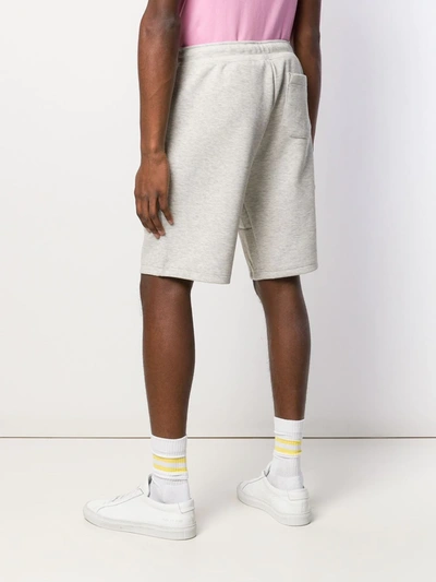 Shop Polo Ralph Lauren Side Logo Track Shorts In Grey