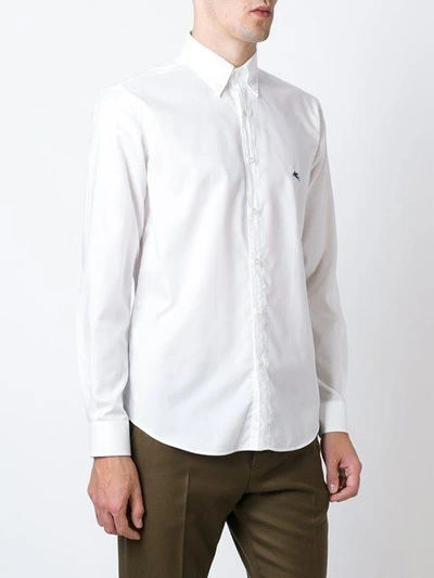 Shop Etro Classic Casual Shirt - White