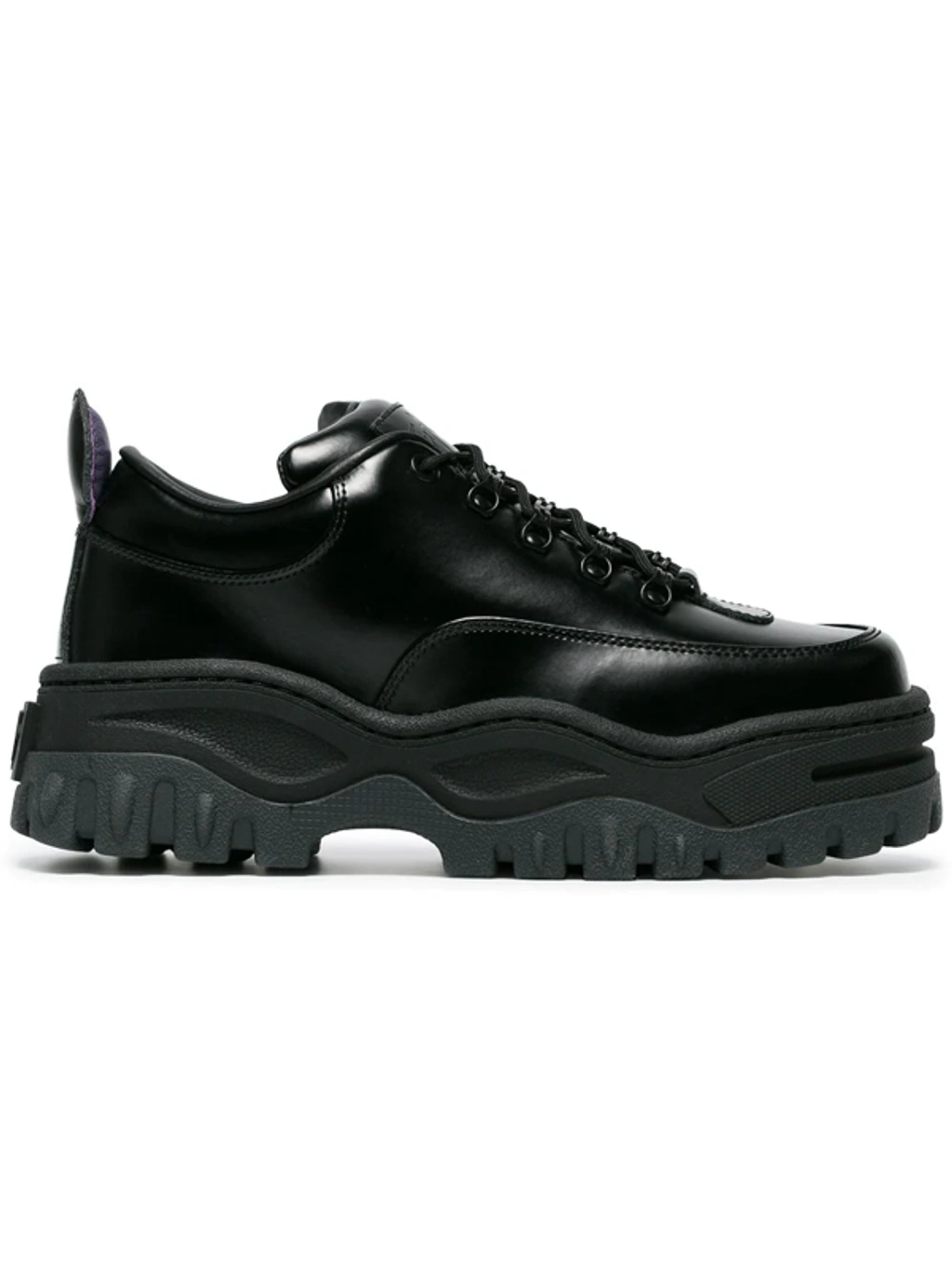 Eytys Black Angel Lift Leather Platform Sneakers | ModeSens