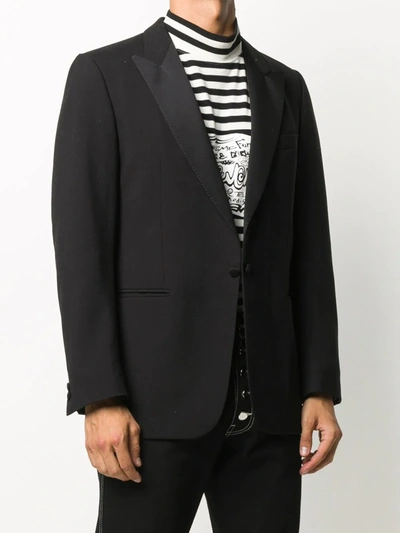 Pre-owned A.n.g.e.l.o. Vintage Cult 2000s Tailored Blazer In Black