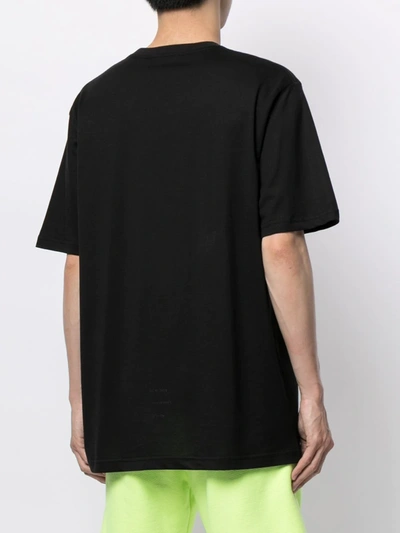 Shop Stampd Logo-print T-shirt In Black