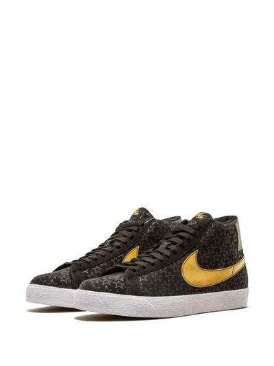 Nike Blazer Premium Sb Sneakers In Black
