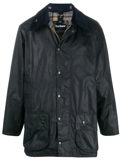 Shop Barbour Beaufort Snap-fastening Jacket In Blue
