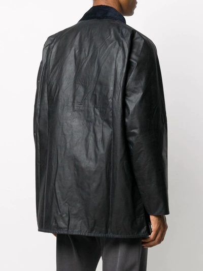 Barbour Beaufort Snap-fastening Jacket In Blue