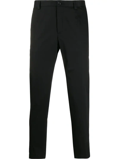Shop Dolce & Gabbana Straight Leg Tailored Trousers In Black