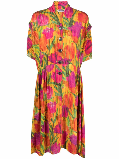 balenciaga tulip dress