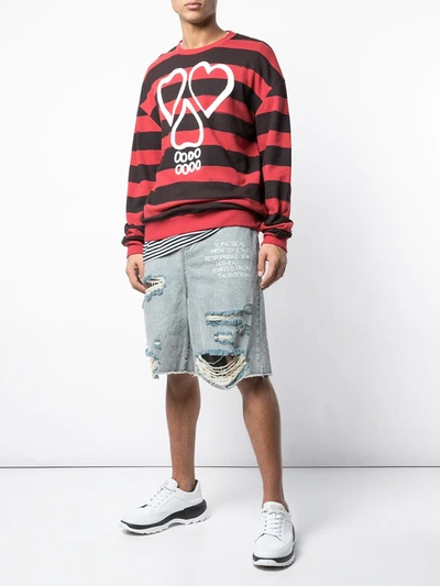 Haculla Unbalanced Sweatshirt In Red