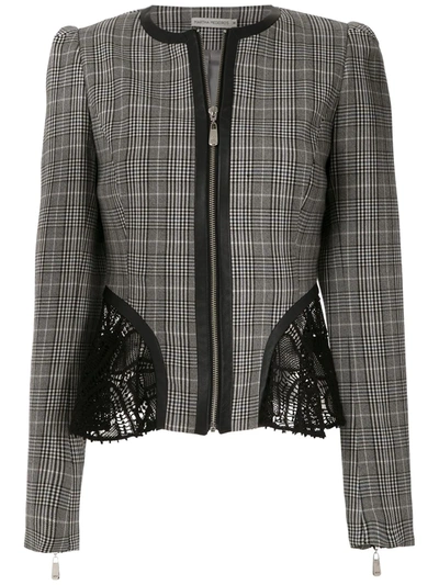 Shop Martha Medeiros Basque Renascença Jacket In Grey