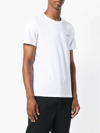 Shop Ami Alexandre Mattiussi T-shirt With Ami Embroidery In White