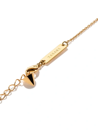 Shop Tasaki 18kt Yellow Gold Collection Line Petit Balance Class Akoya Pearl And Diamond Pendant In Metallic