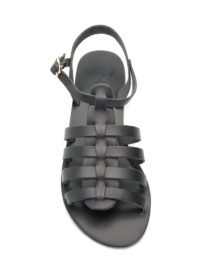 Shop Ancient Greek Sandals Korinna Sandals In Black