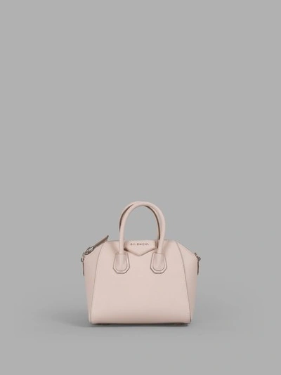 Shop Givenchy  Pale Rose Small Antigona Shoulder Bag