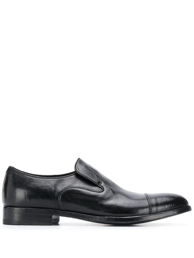 Shop Alberto Fasciani Queen Slip-on Derby Shoes In Black