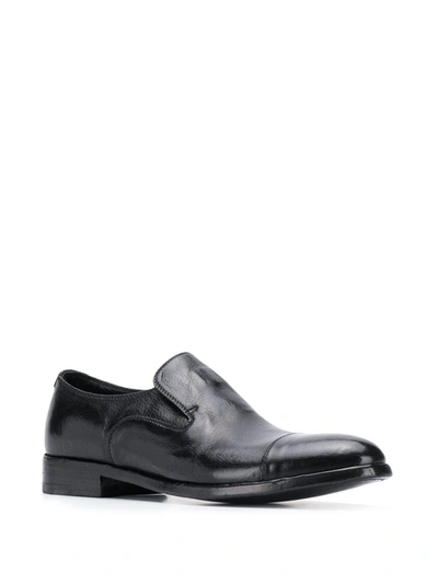 Shop Alberto Fasciani Queen Slip-on Derby Shoes In Black