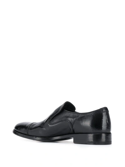 Shop Alberto Fasciani Queen Slip-on Derby Shoes In Black