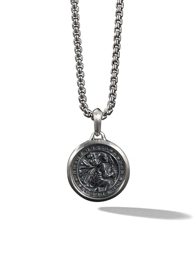 Shop David Yurman Sterling Silver St. Christopher Amulet