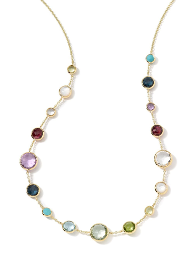 Shop Ippolita 18kt Yellow Gold Lollipop Lollitini Multi-stone Necklace