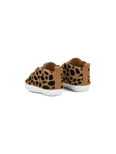 Shop Giuseppe Junior The Baby Sneakers In Brown
