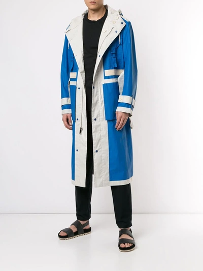 Craig Green Contrast Panel Jacket In Blue