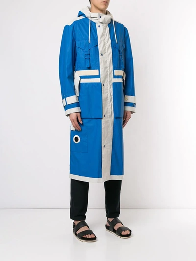 Craig Green Contrast Panel Jacket In Blue