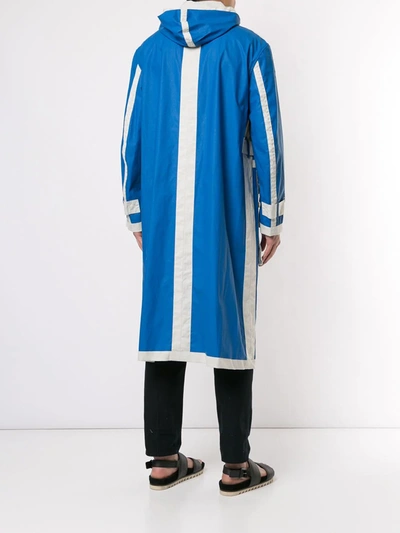 Shop Craig Green Contrast Panel Jacket In Blue